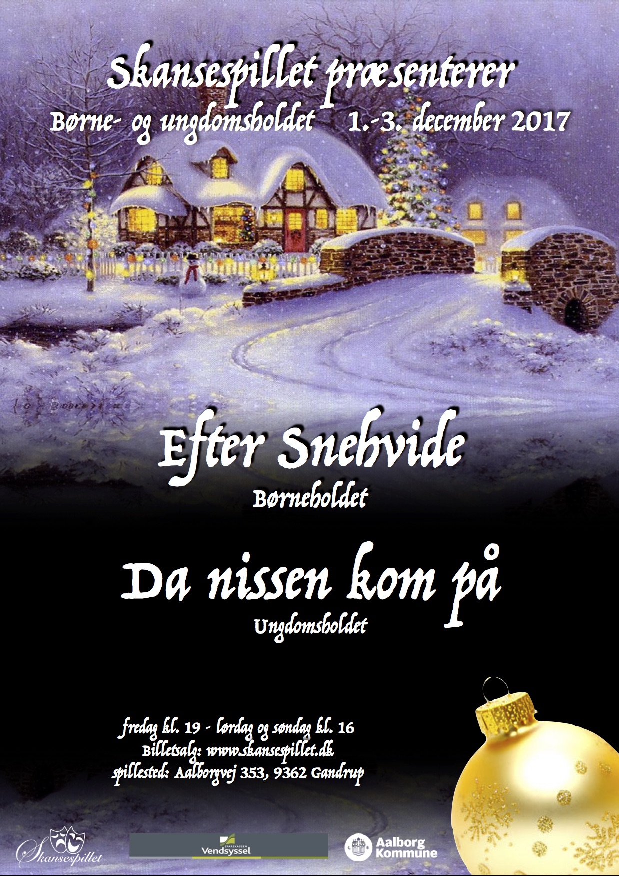 Skansespillet 2017 - juleplakat