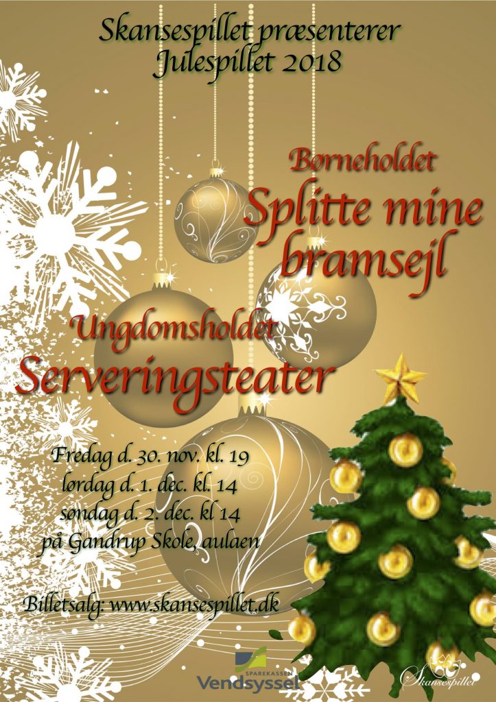 plakat julespil 2018 Skansespillet