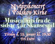 Skansespillet holder nytårskoncert i Vodskov Kirke